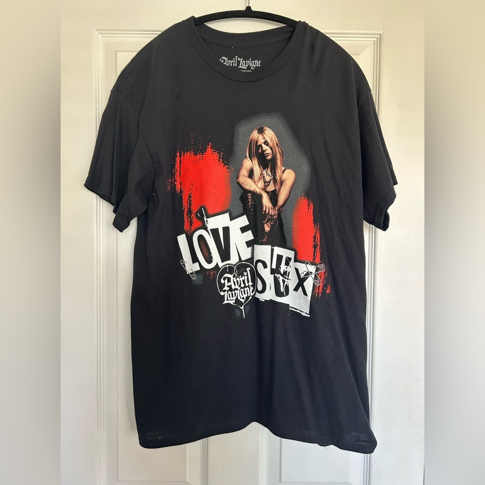 Avril Lavigne official tour merch tee Large